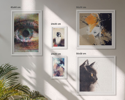 Decorațiune de perete set tablouri Portrete de artă modernă, abstracție