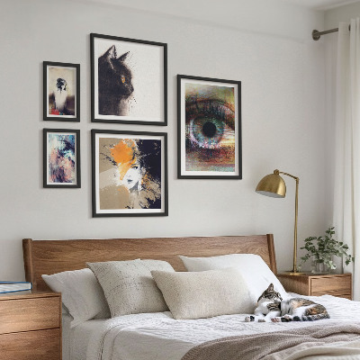 Decorațiune de perete set tablouri Portrete de artă modernă, abstracție
