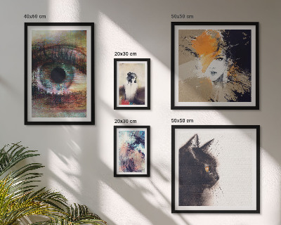Decorațiune de perete set tablouri Portrete de artă modernă, abstracție