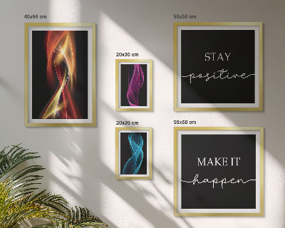Polyptic înrămat Citate, modele de lumină, inspirații