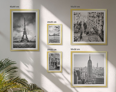 Decorațiune de perete set tablouri Peisaje urbane icoane arhitecturale