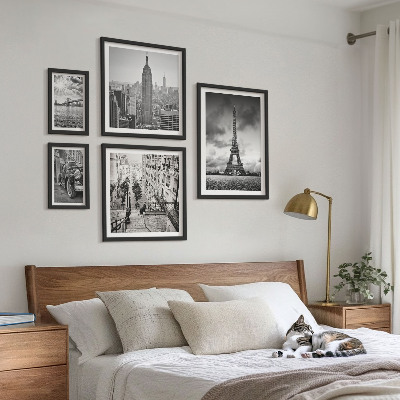 Decorațiune de perete set tablouri Peisaje urbane icoane arhitecturale