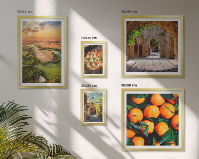 Decorațiune de perete set tablouri Peisaje naturale cu arome italienești