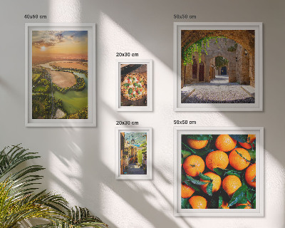 Decorațiune de perete set tablouri Peisaje naturale cu arome italienești