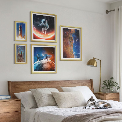 Decorațiune de perete set tablouri Călătoria spațială a galaxiei