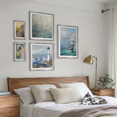 Decorațiune de perete set tablouri Aventuri și peisaje maritime