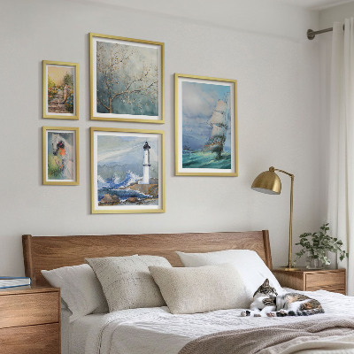 Decorațiune de perete set tablouri Aventuri și peisaje maritime