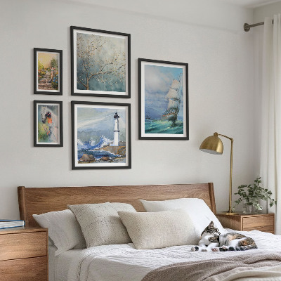 Decorațiune de perete set tablouri Aventuri și peisaje maritime
