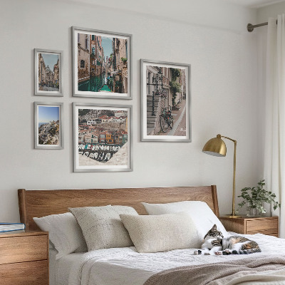 Decorațiune de perete set tablouri Străzi europene fermecătoare