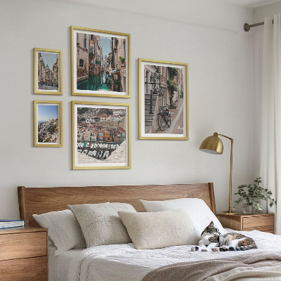 Decorațiune de perete set tablouri Străzi europene fermecătoare