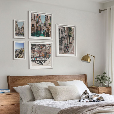 Decorațiune de perete set tablouri Străzi europene fermecătoare