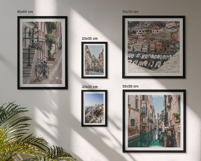 Decorațiune de perete set tablouri Străzi europene fermecătoare
