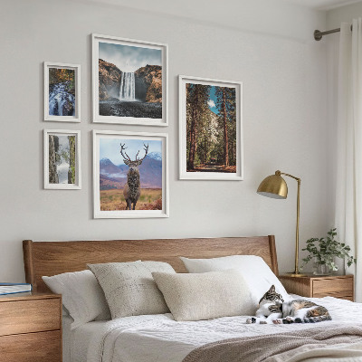 Polyptic înrămat Peisaje cascade natură