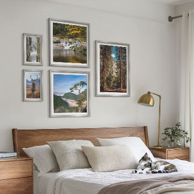 Decorațiune de perete set tablouri Peisaje montane și natură sălbatică