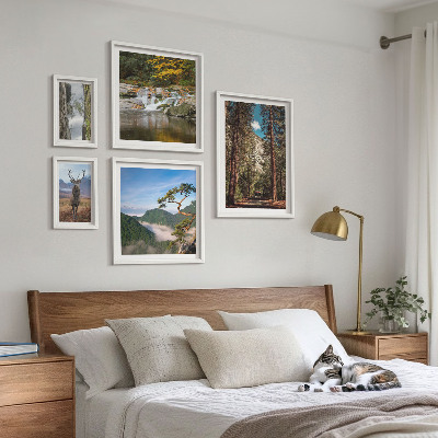 Decorațiune de perete set tablouri Peisaje montane și natură sălbatică