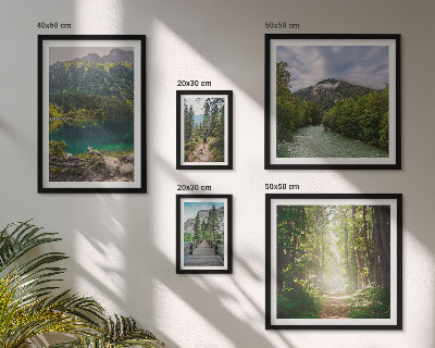 Polyptic înrămat Peisaje montane și trasee forestiere