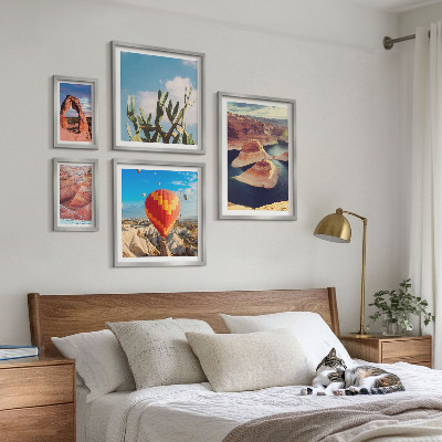 Decorațiune de perete set tablouri Peisaje montane și ape