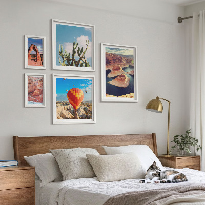 Decorațiune de perete set tablouri Peisaje montane și ape