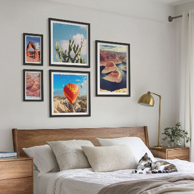 Decorațiune de perete set tablouri Peisaje montane și ape