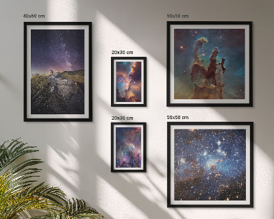 Polyptic înrămat Peisaje cosmice ale galaxiilor