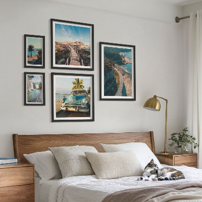 Decorațiune de perete set tablouri Peisaje călătorie mașini natură
