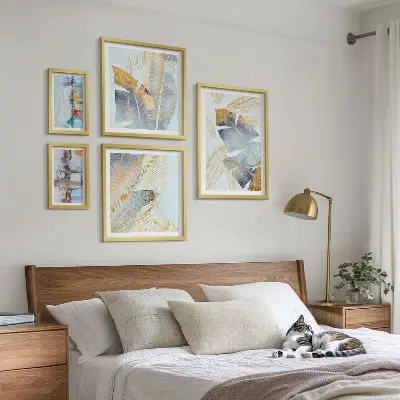 Set de tablouri decorative cu motive vegetale moderne