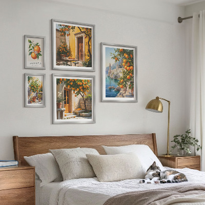 Decorațiune de perete set tablouri Vederi atmosferice ale fructelor