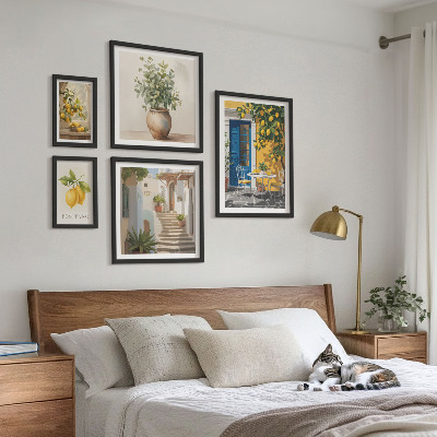 Decorațiune de perete set tablouri Inspirații în stil citric