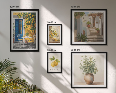 Decorațiune de perete set tablouri Inspirații în stil citric