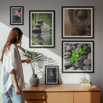 Decorațiune de perete set tablouri Atmosferă zen relaxantă