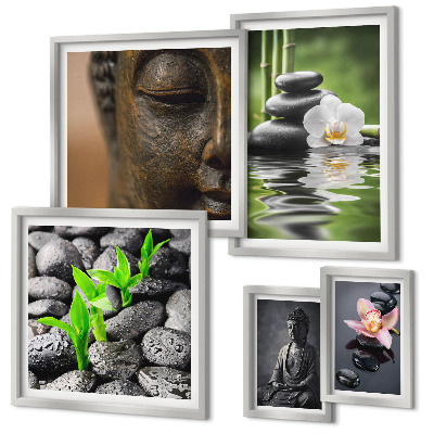 Decorațiune de perete set tablouri Atmosferă zen relaxantă
