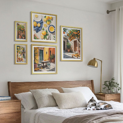 Decorațiune de perete set tablouri Citrice în grădini