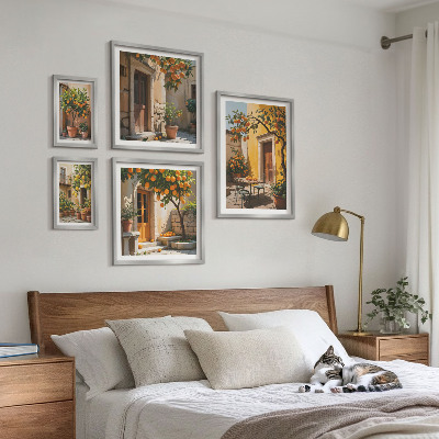 Decorațiune de perete set tablouri Citrice în grădini