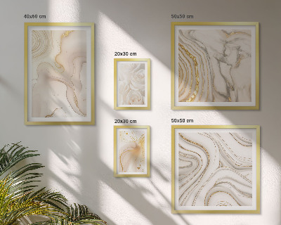 Decorațiune de perete set tablouri Compoziții abstracte bej