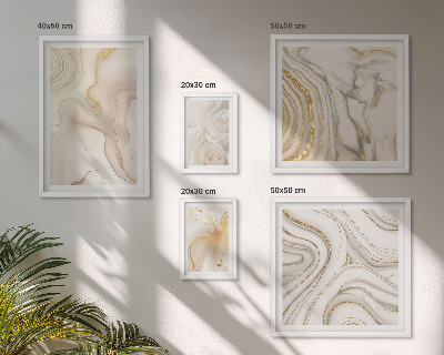 Decorațiune de perete set tablouri Compoziții abstracte bej