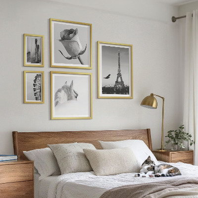 Decorațiune de perete set tablouri Imagini elegante alb-negru