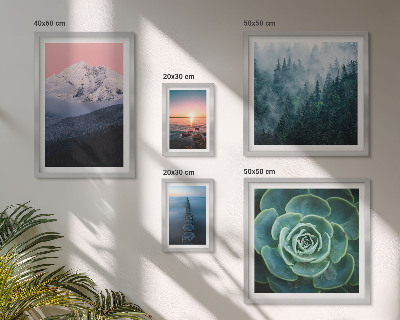 Decorațiune de perete set tablouri Peisaje munți mare boho