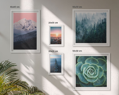 Decorațiune de perete set tablouri Peisaje munți mare boho