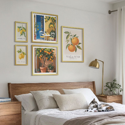 Decorațiune de perete set tablouri Stil rustic italian fructat