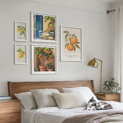 Decorațiune de perete set tablouri Stil rustic italian fructat