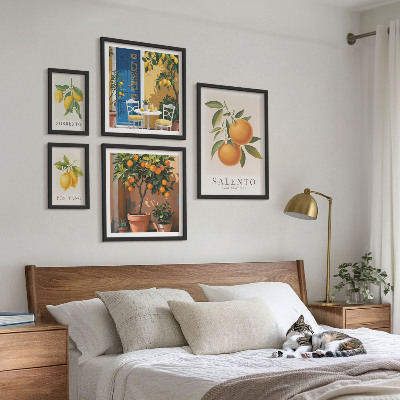 Decorațiune de perete set tablouri Stil rustic italian fructat