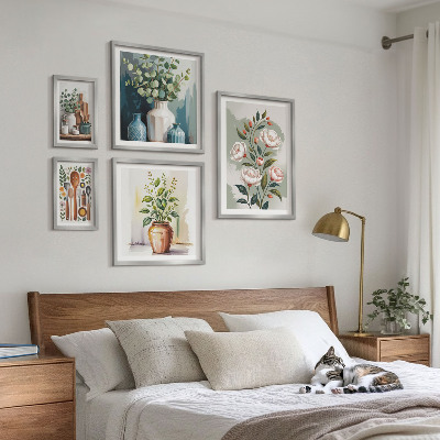 Decorațiune de perete set tablouri Decorațiuni elegante de bucătărie cu plante