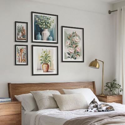 Decorațiune de perete set tablouri Decorațiuni elegante de bucătărie cu plante