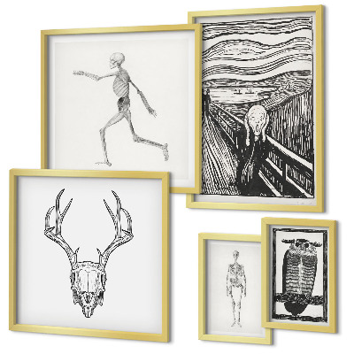 Polyptic înrămat Artă suprarealistă natură om