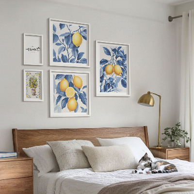Decorațiune de perete set tablouri Accente rustice de lămâie