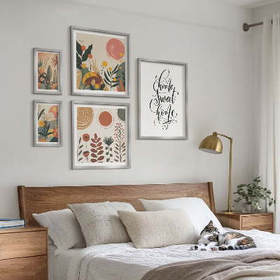 Polyptic înrămat Decorațiuni elegante din plante