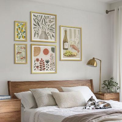 Polyptic înrămat Decorațiuni elegante pentru vin