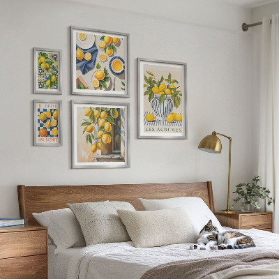 Decorațiune de perete set tablouri Decorațiuni provensale cu citrice