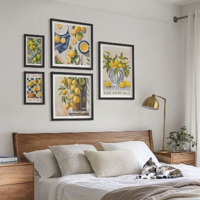 Decorațiune de perete set tablouri Decorațiuni provensale cu citrice