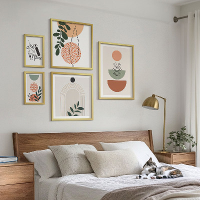 Decorațiune de perete set tablouri Decorațiuni elegante din plante